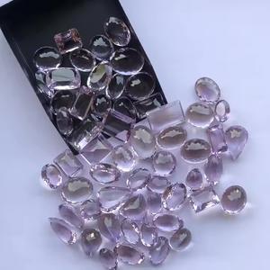 หินควอตซ์แท้ 100% รับรองคุณภาพ หินอะมีทิสต์สีม่วงธรรมชาติ IN;27243 ขายส่ง ขนาด 20-45 มม. รับรองโดยผู้ตรวจสอบบุคคลที่สาม แสดงสีสัน - Product Image 3