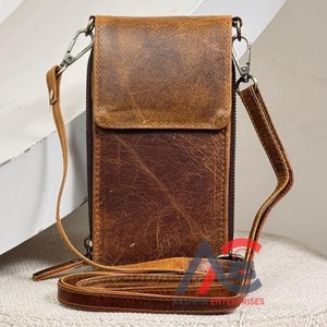กระเป๋าถือหนังแท้ใบเล็กทันสมัยสำหรับทุกเพศ, กระเป๋าเงิน2025กระเป๋าใส่โทรศัพท์มือถือแบบสะพายข้างสำหรับทุกเพศ - Product Image 1