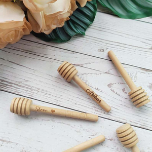 Cuillère à miel écologique en bois, ustensile de cuisine, cuillère à miel, cadeau, cuillère à miel rustique, meilleur prix - Product Image 2