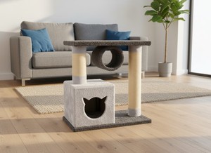Griffoir Amistar 'Whisker Wonderland' de haute qualité pour chats et chatons de toutes tailles et de tous âges. - Product Image 5