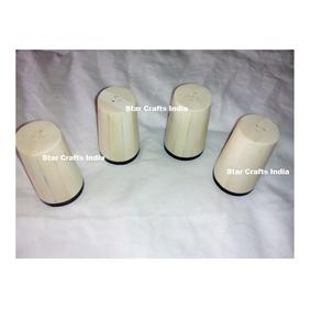 Juego de Salero y Pimentero de Cuerno, Accesorios de Cocina, Frascos de Especias de Cuerno con Soporte para el Hogar, Hecho en India - Product Image 2