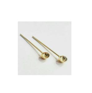 Cuillère en laiton en gros pour la maison Restaurant cuillère couleur or salade cuillère de service pour la fête de mariage porter dîner cuillère utilisation - Product Image 4