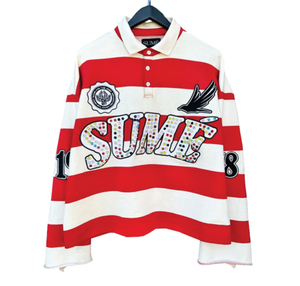 เสื้อโปโลแขนยาวคอปกผ้าลูกฟูก, เสื้อโปโลแขนยาวดีไซน์ใหม่ - Product Image 4