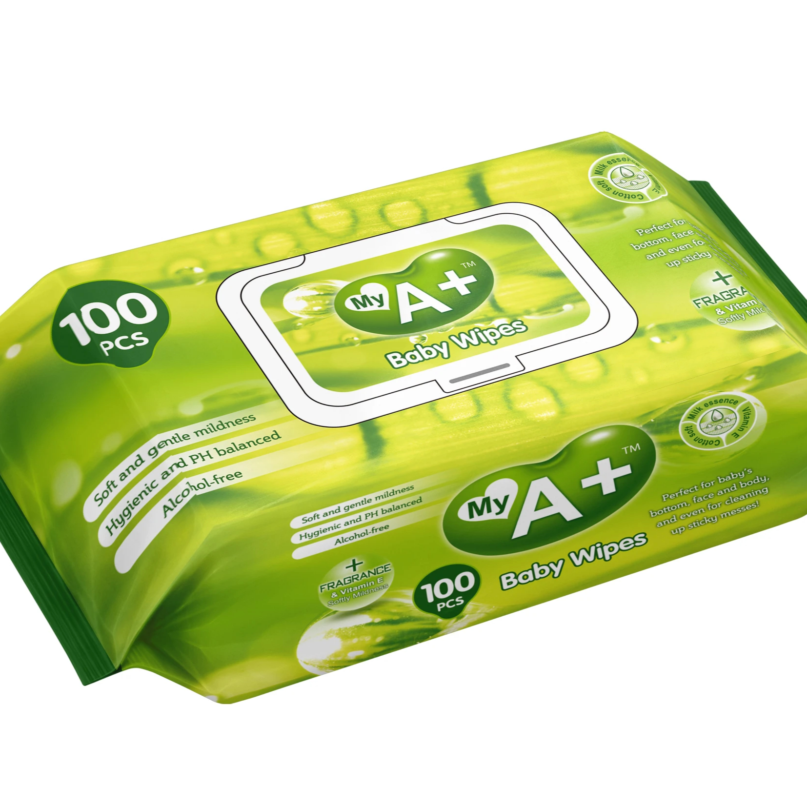 2023 Hot Sale Baby Tender Baby Wipe Atacado Natural Super Macio Pure Water Baby Wet Wipes na China