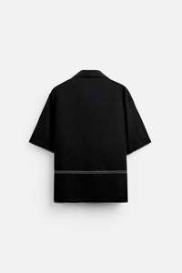 <b>Floral</b> Embroidery <b>Mens</b> <b>Shirt</b>. - Product Image 2