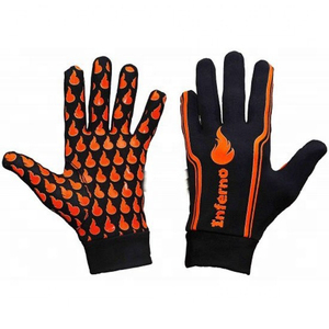 Gants de football américain personnalisés SEAMER WEAR avec logo imprimé pour adultes - Légers, pliables, écologiques, avec chambre à air en caoutchouc haute performance - Product Image 2
