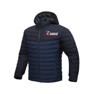 Doudounes à col montant en polyester noir personnalisées de la meilleure qualité pour hommes Vêtements d'extérieur imperméables et respirants pour l'hiver - Product Image 6