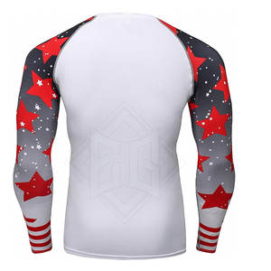 Manga larga Hombres Mujeres Rash Guard Camisa de compresión de secado rápido Rush Guard Mejor calidad Rush Guard - Product Image 4