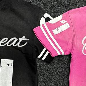 เสื้อยืดฟอกแดดคุณภาพสูงเสื้อยืดโอเวอร์ไซส์สไตล์วินเทจฟอกสีเสื้อยืดฮาราจูกุเสื้อพิมพ์ลายผ้าฝ้าย100% - Product Image 6