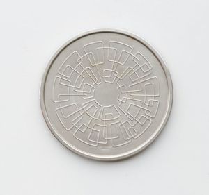 Posavasos de metal personalizado hecho a mano negro completo para Decoración de mesa de hogar y boda a precio al por mayor - Product Image 5