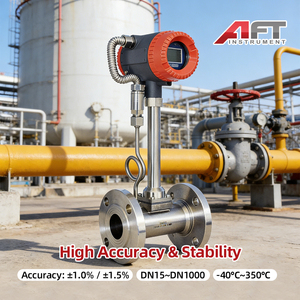 Débitmètre vortex économique pour <span class=keywords><strong>eau</strong></span> du robinet, <span class=keywords><strong>eau</strong></span> <span class=keywords><strong>chaude</strong></span>, huile diesel, huile hydraulique, méthanol et autres liquides industriels - Product Image 3