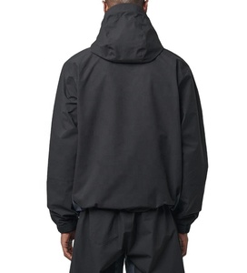 Chaqueta Deportiva Cortavientos Personalizada, Ligera, Impermeable, Transpirable, de Lona de Algodón, con Cuello Alto y Capucha, para Correr - Product Image 2