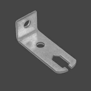 Staffa da Parete in Acciaio Zincato - Staffa di Sospensione da 6 Pollici con Rivestimento in Polvere - Product Image 3