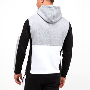 Jersey de algodón sólido para hombre, chándal de entrenamiento de gimnasio, chándal de invierno transpirable a la moda, talla de bolsillo XL, logotipo personalizado, venta al por mayor - Product Image 4