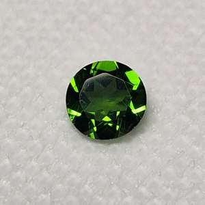 Precioso cromo diópsido piedra preciosa suelta calibrada tamaño facetado corte redondo piedra preciosa genuina mejor para anillos y colgantes OEM a granel - Product Image 3