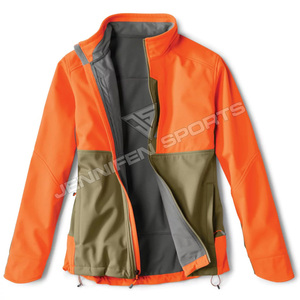 เสื้อแจ็คเก็ตซอฟต์เชลล์กันน้ำ ระบายอากาศได้ดี แฟชั่นคุณภาพสูง สำหรับล่าสัตว์ในฤดูหนาว สีทูโทน สำหรับผู้ชาย เสื้อแจ็คเก็ตแบบยุทธวิธี - Product Image 5