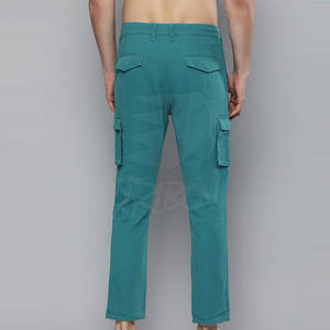 Marque privée de couleur personnalisée Pantalon cargo décontracté pour homme Pantalon cargo délavé multi-poches à vendre - Product Image 2