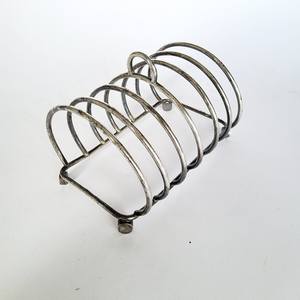 Support de grille-pain en argent de qualité supérieure pour les morceaux de pain de petit-déjeuner accessoires de cuisine rangement à domicile et étagère à pain grillé - Product Image 4