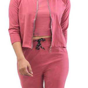 Women Fashion Casual Tracksuit Long Sleeve Zipper Jacket <b>Pants</b> 2pcs Sets Best Quality Women Tracksuits Designs - Product Image 3