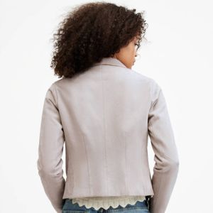 New Latest Design 2023 Women Leather Fashion Jackets Hot Sale Women Custom Leather Fashion Jackets - Product Image 5