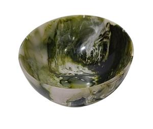 ชามใส่อาหารเรซิ่นอีพ็อกซี่สำหรับใช้งานได้หลากหลาย | โบว์สีฟ้า | ของขวัญชามสลัดทำด้วยมือ - Product Image 4