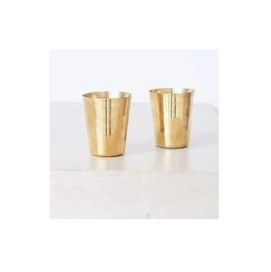 Verre à boire en laiton de petite taille Produit très vendu Look élégant 100% fait à la main Verre à cocktail Verre à boire de luxe de petite taille - Product Image 2