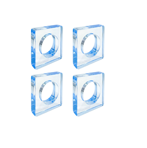 Tema fresco buen MOQ bajo/precio ofrecido por el vendedor indio a granel anillo de servilleta hecho a mano de acrílico para cualquier ocasión - Product Image 6