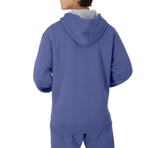Sudaderas con capucha bordadas personalizadas para hombre Material polar de poliéster/algodón Ropa informal de invierno Diseño de bolsillo Servicio OEM - Product Image 2
