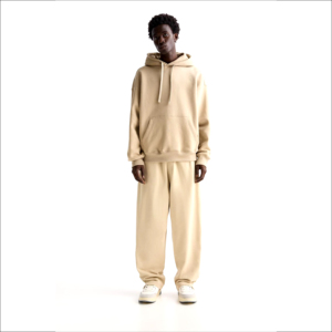 Custom Heavyweight 100% Cotton Sweat Suits for Puff Print Jogger Suits Unisex Flare Tracksuit for <b>Men</b> Breathable Features - Product Image 4