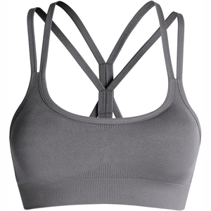 Wholesale Custom Workout Gym Sports Bra Top Comfortable High <b>Support</b> Fitness Cross <b>Back</b> Sports Bra - Product Image 5