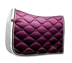 Almohadillas de sillín de doma de equitación inglesa personalizables de alta calidad tela de algodón de calidad con forro de nailon a la venta - Product Image 5