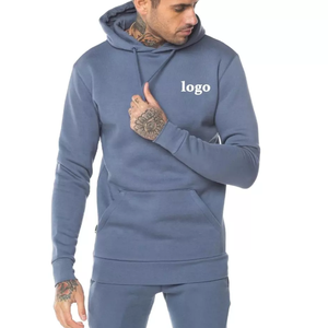 Sweat-shirt à capuche en gros pour hommes, polyester et coton, sweats à capuche vierges pour impression par sublimation - Product Image 4