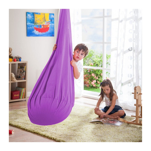 <b>Hanging</b> Chair Hammock Swing Toddler With Hooks to Hang on Rooftop and Easy to Assemble Soft and Comfortable - Product Image 1