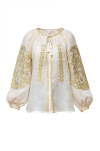 Tunique et hauts brodés personnalisés pour femmes, ballon à manches longues, robe brodée de styliste, vente en gros, pas cher - Product Image 4