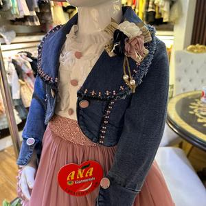 Nueva ropa de fiesta para niños vestidos de diseño de secuencia para niña con sombrero - Product Image 5