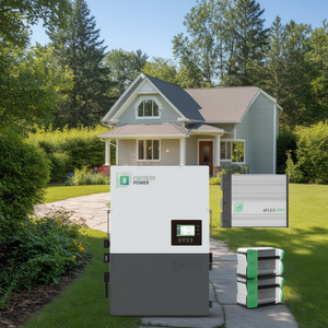 อินเวอร์เตอร์ไฮบริด Fortress Power Envy 8kW พร้อมแบตเตอรี่ลิเธียม 2 EFlex Max 5.4kWh 48V ชุดโซลาร์ติดผนัง - Product Image 3