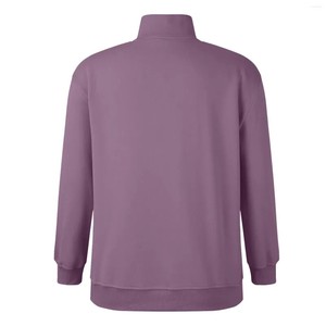 Sudaderas con capucha personalizadas para mujer, ropa de calle informal con cremallera, Jersey deportivo, ropa sin capucha de Color sólido de Hip Hop - Product Image 5