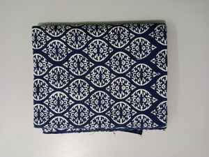 Tela de algodón con estampado de bloques a mano, hermosa tela de algodón con estampado Floral hecha a mano india, tela para hacer vestidos - Product Image 5