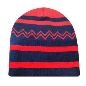 Wholesale Digital Printing 100% Acrylic Customizable High Quality Knitted Warm Winter Beanie <b>Caps</b> - Product Image 1