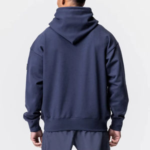 Nuestra Sudadera con capucha impermeable más vendida Bolsillo de canguro con bolsillo interno con cremallera Sudaderas con capucha para hombre - Product Image 2