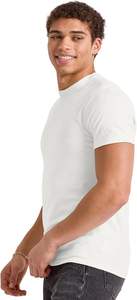 Camiseta de Algodón 100% Personalizada al por Mayor con el Logotipo de su Marca, Camiseta Blanca Lisa Informal para Hombre - Product Image 2