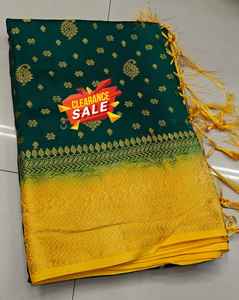 ผ้าไหมซิลค์นุ่มพิเศษแบบบาเนราซี ผสมผ้าไหมทัสซาร์แท้ คุณภาพสูงสำหรับผู้หญิง ผลิตในอินเดีย ไม่มีตัวอย่างให้ดู พร้อมส่ง มีสินค้าในสต็อก - Product Image 3