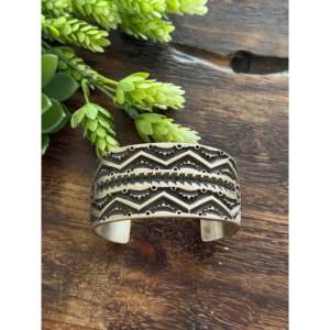 Jerold Tahe Sterling <b>Silver</b> Fashion <b>Cuff</b> <b>Bracelet</b> - Product Image 1