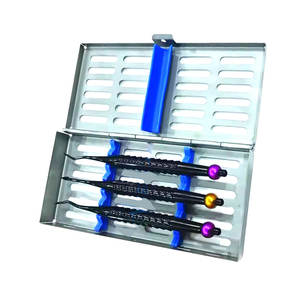 Proximateurs dentaires Ensemble de chirurgie pour implants Kit d'ascenseur PDL en acier de haute qualité avec revêtement noir Manuel d'instruments - Product Image 6