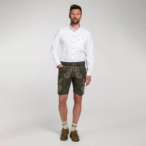 New High Street Men's Bavaria Trachten Lederhosen Disfraz de Oktoberfest de cuero genuino Sólido Ante antiguo New High Street Solid - Product Image 5