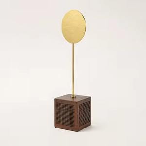 Centro de Mesa Decorativo para Ramadán con Base de Metal, Diseño Martillado Hecho a Mano, Estilo Moderno, Color y Forma Personalizables - Product Image 1