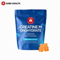 Gummies de Créatine Monohydrate en Gros 1200mg par Portion pour la Croissance Musculaire, la Force, l'Endurance, Pré-Entraînement, Sans Sucre, Végétalien, GMP, OEM