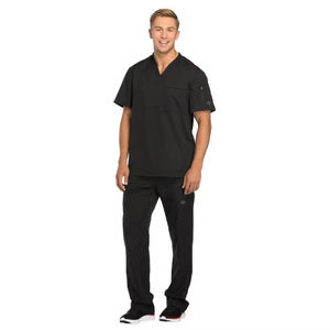 Traje médico de ajuste clásico para hombre, tela de lona transpirable, uniforme cómodo para largos turnos de Hospital diseñados para médicos - Product Image 5