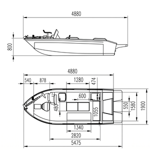 Yacht Sportivo <span class=keywords><strong>in</strong></span> Alluminio Saldato da 4,88m (16ft) con Ponte Aperto e <span class=keywords><strong>Motore</strong></span> Fuoribordo per Pesca e Relax Familiare nel <span class=keywords><strong>Weekend</strong></span> - Product Image 5