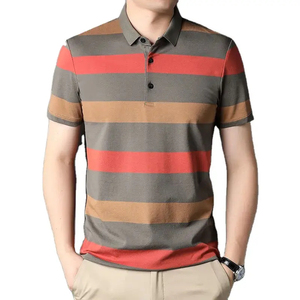 Polo d'été personnalisé pour homme, sublimation, motif uni, manches courtes, golf, vente en gros d'usine, t-shirt personnalisé - Product Image 4